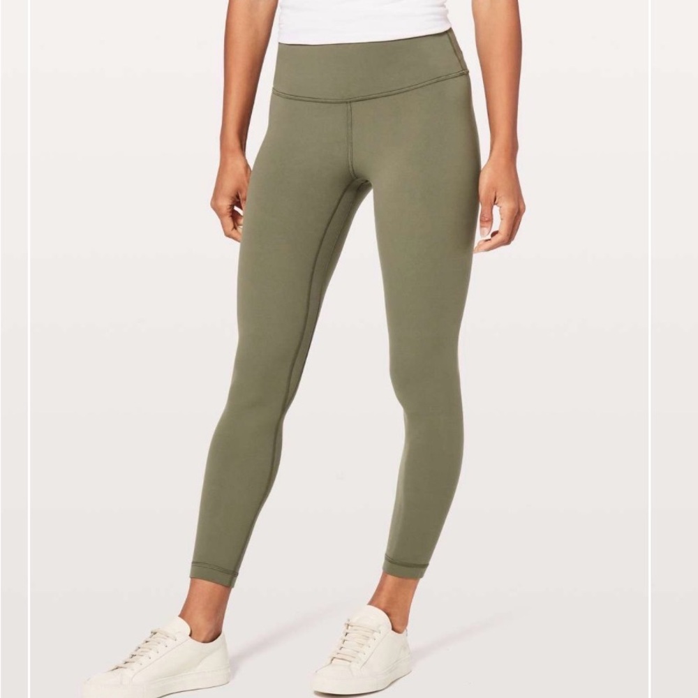 Lululemon align size 8, 28” inseam green sage